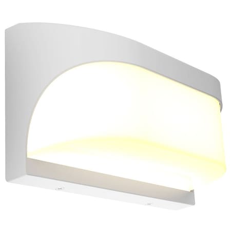 Access Lighting Laguna, Outdoor LED Wall Mount, White Finish, Acrylic Lens 20021LEDDMG-WH/ACR